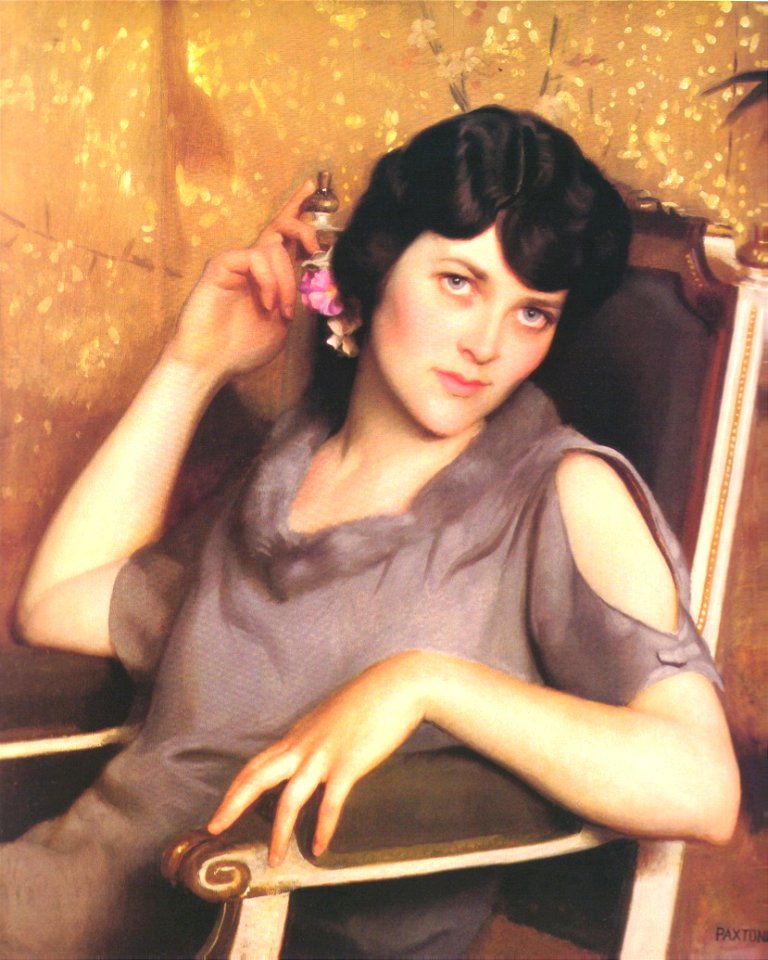 Pretty girl - William McGregor Paxton