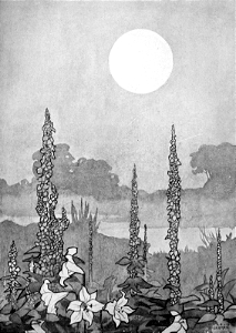 14 The morning of the Resurrection - In the garden, the soft silvery moonlight faded to gray