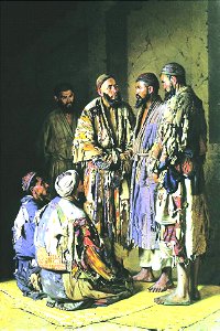 Politicians in opium shop. Tashkent - Vasily Vereshchagin
