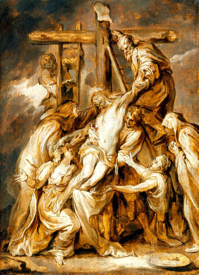 089 The Deposition - Christs Body removed from the Cross (Diepenbeeck 1645)