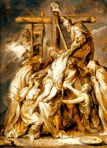 089 The Deposition - Christs Body removed from the Cross (Diepenbeeck 1645)