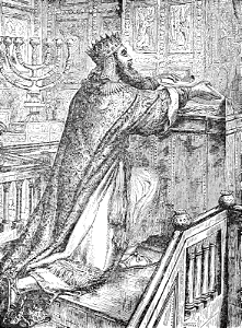 41 Hezekiah spreading the Letter before God