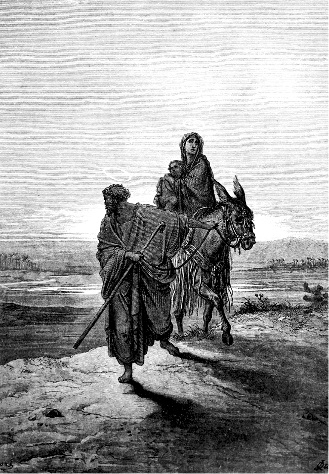 02 The Flight into Egypt - Free Stock Illustrations | Creazilla