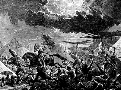 108 2 Chronicles 32 v21 An Angel cuts down Sennacheribs Army