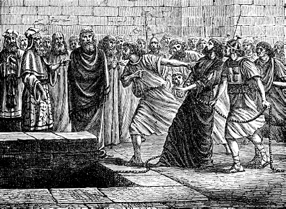 109 Jeremiah 38 v06 Jeremiah is put into a pit