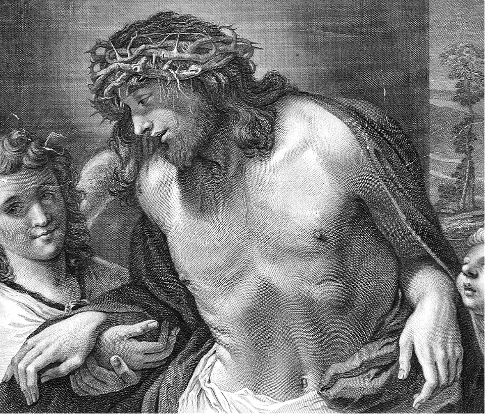 117 Christ Supported by Angels (Keyl 18th c)