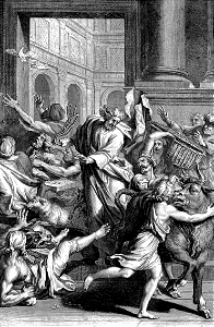 23 John 02 v14 Jesus drives the Buyers and Sellers out of the Temple
