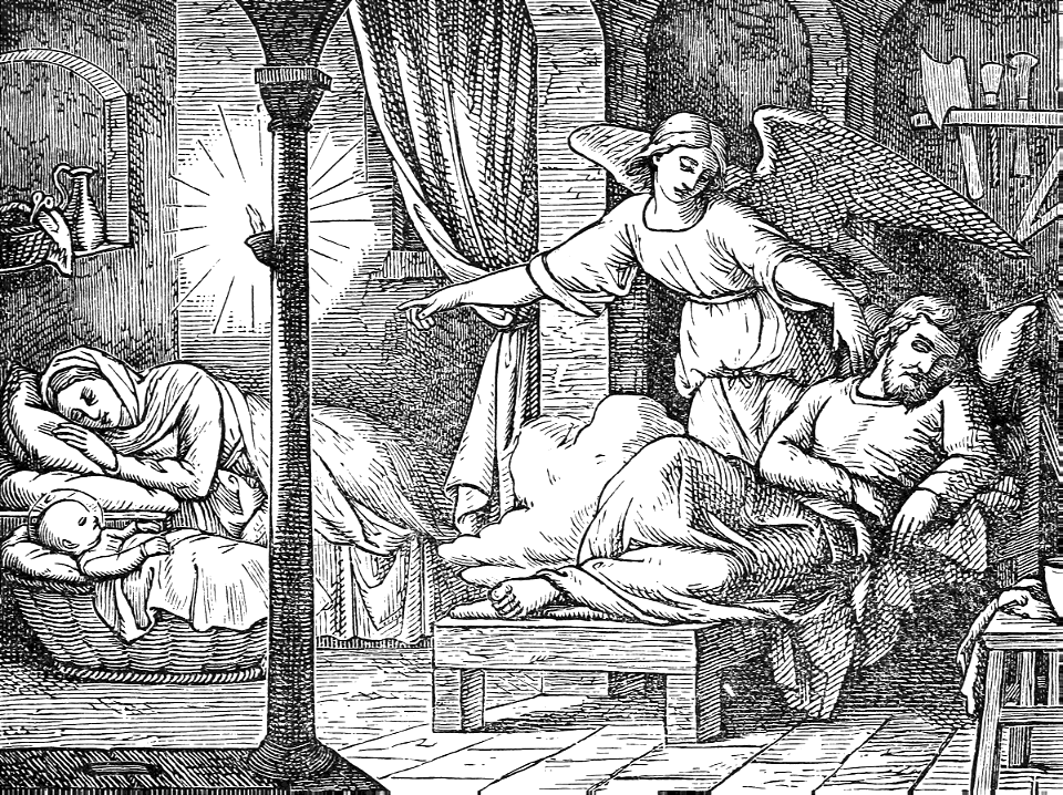 05 Joseph warned in a dream to flee