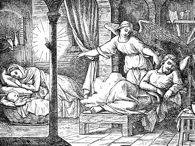 05 Joseph warned in a dream to flee