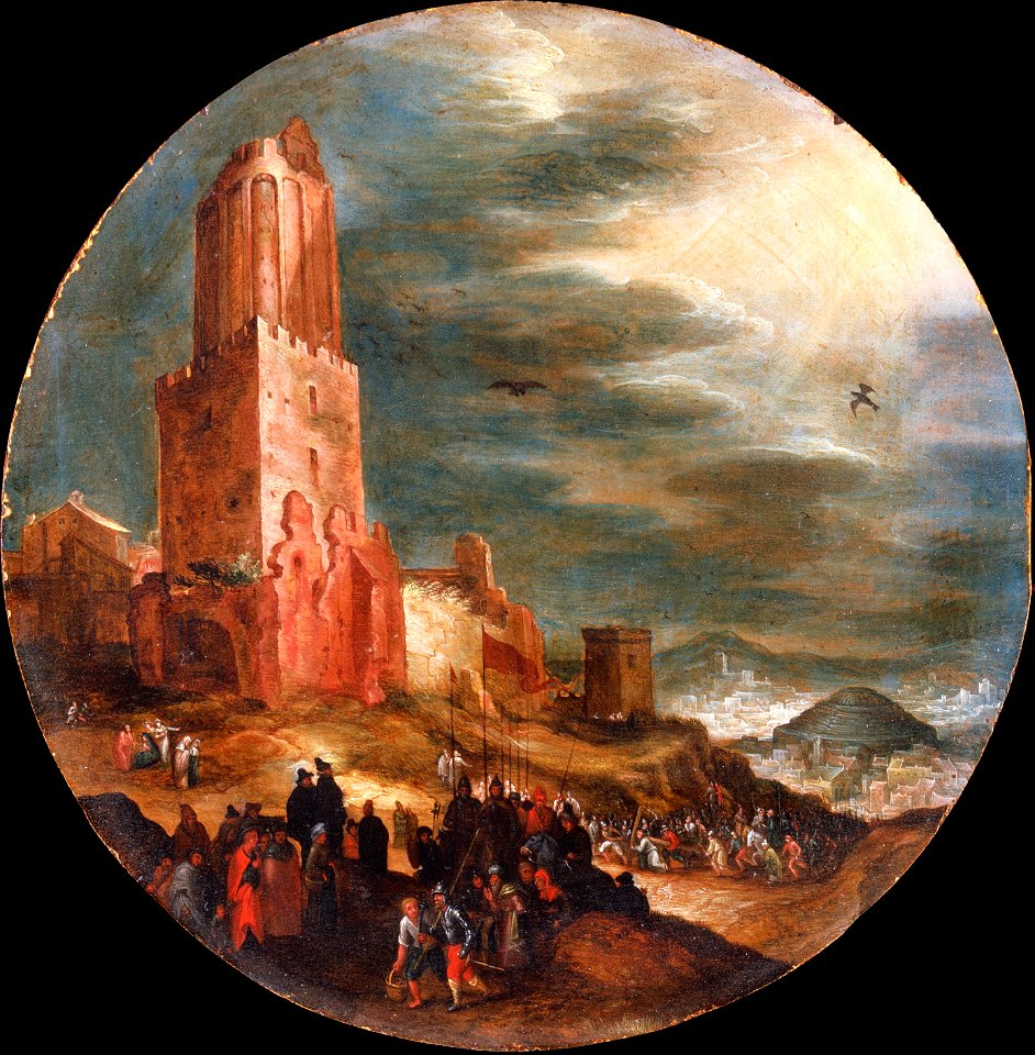 142 Road to Golgotha (Brueghel the Elder 1600)