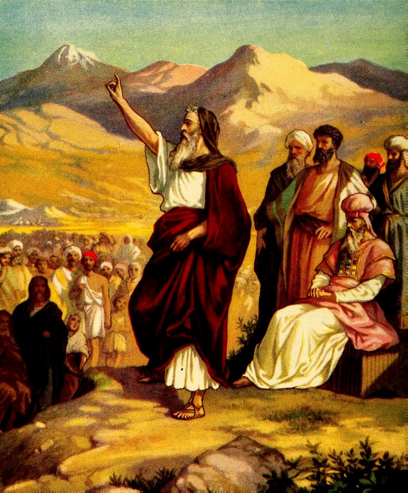 15 Deuteronomy 08 v07-19 Moses encourages thankfulness for the Good Land the Lord is leading them to