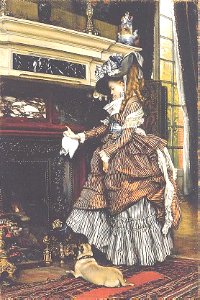 The fireplace - James Tissot