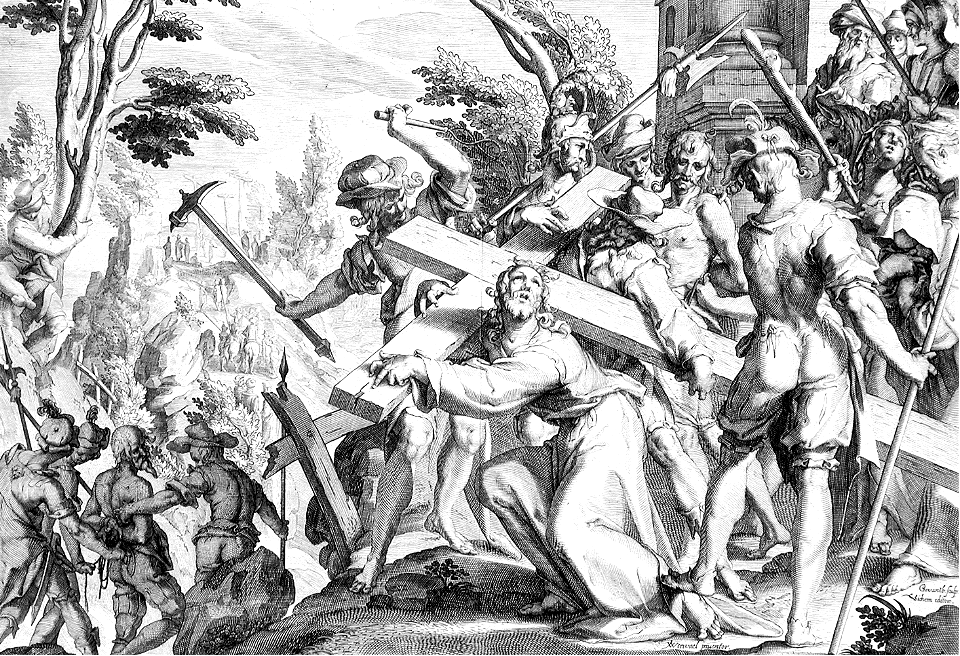 081 Christ Carrying the Cross (Swanenburg 1607 - Thronus Justitiae 04)