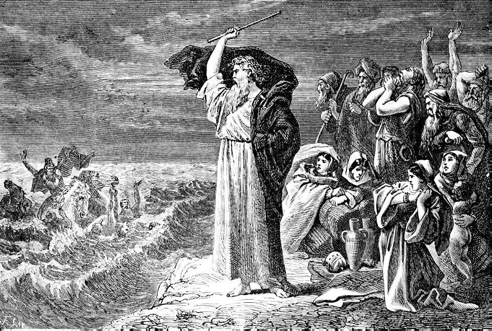 029 Exodus 14 v27 Pharaohs Army drowned in the Red Sea