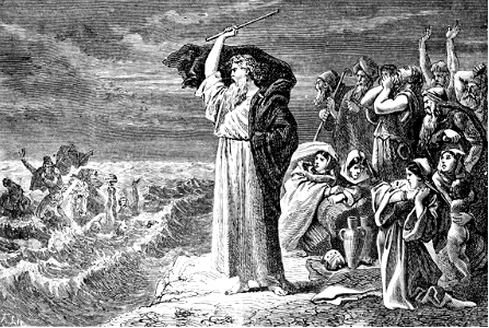 029 Exodus 14 v27 Pharaohs Army drowned in the Red Sea