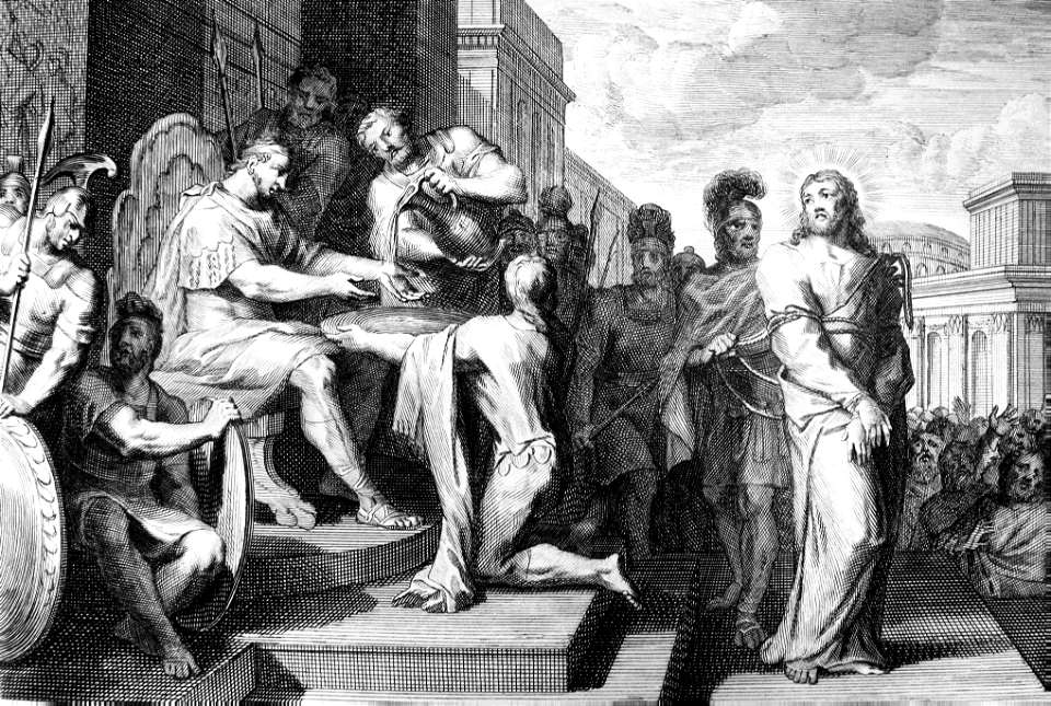 52 Matthew 27 v24-25 Pilate washes his hands