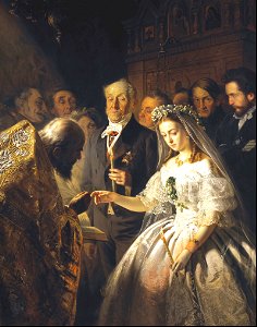 The unequal marriage - Vasily Pukirev