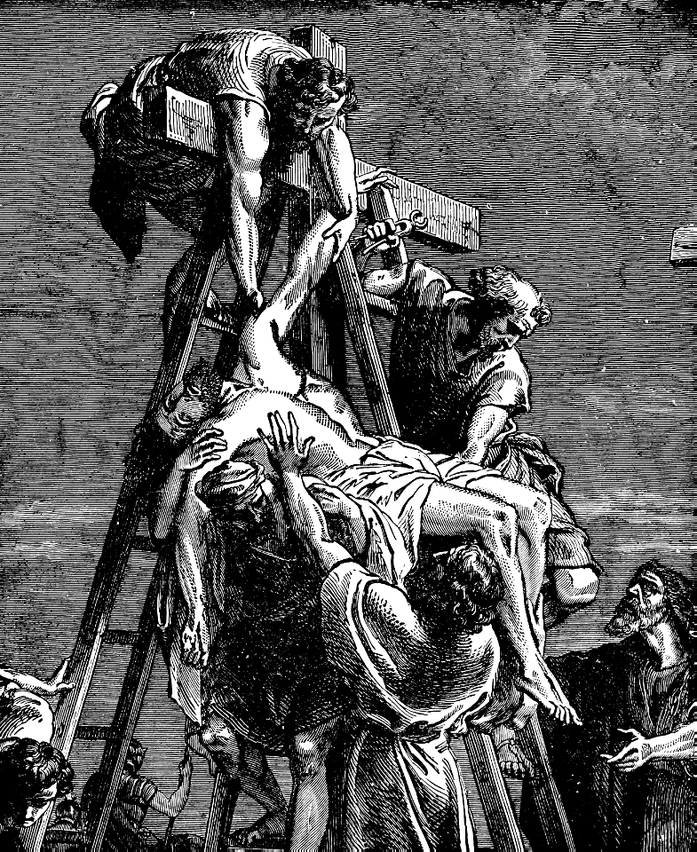 30 John 19 v38 - Taking Christ from the Cross