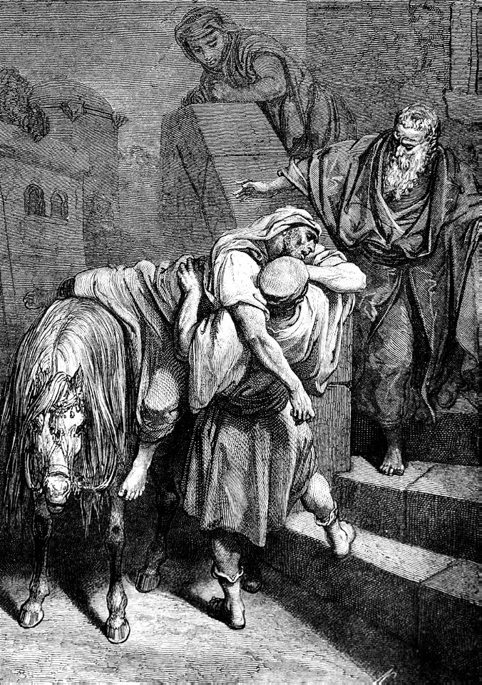 12 The Good Samaritan arriving at the Inn