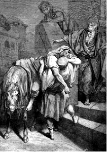 12 The Good Samaritan arriving at the Inn