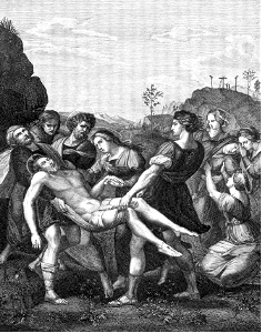 25 Matthew 27 v06 Taking Christs Body to the Tomb