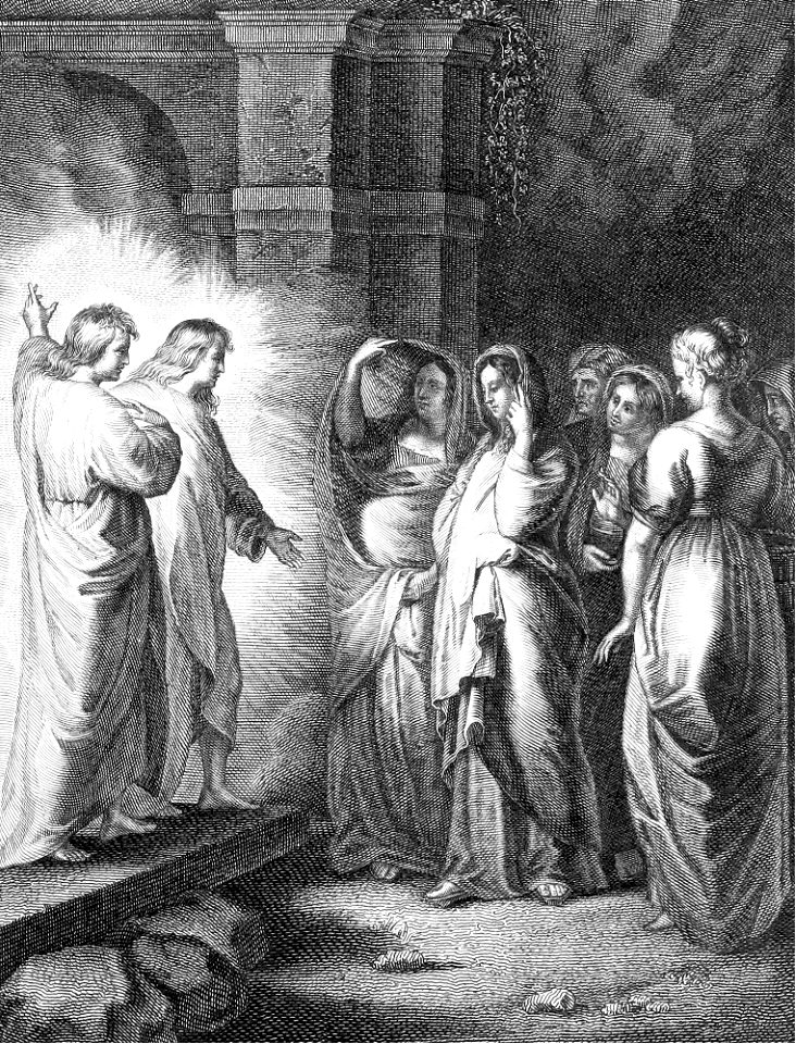 26 Luke 24 v05 The Angels speak to the Women - Why do you seek the Living among the Dead