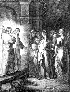 26 Luke 24 v05 The Angels speak to the Women - Why do you seek the Living among the Dead