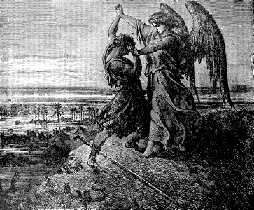 015 Genesis 32 Jacob wrestles with the Angel