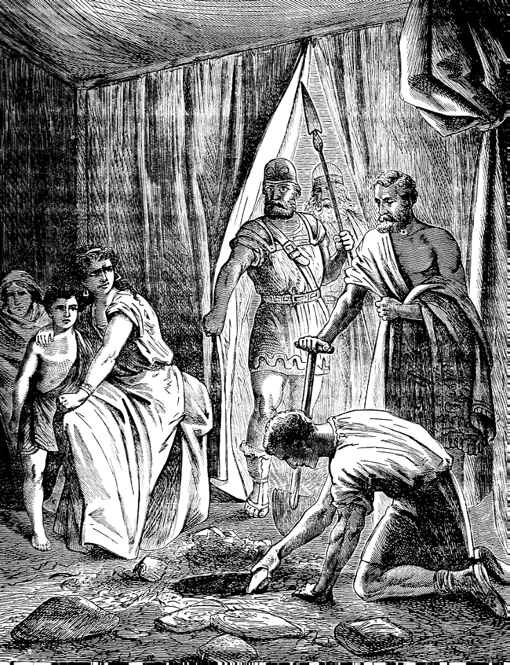 13 Finding the Stolen Treasure in Achans Tent