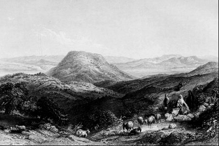 Mount Tabor - looking towards Gilboa and the Jordan