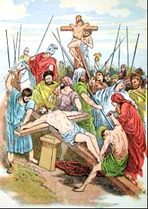 26 Matthew 27 - Jesus is Nailed to the Cross
