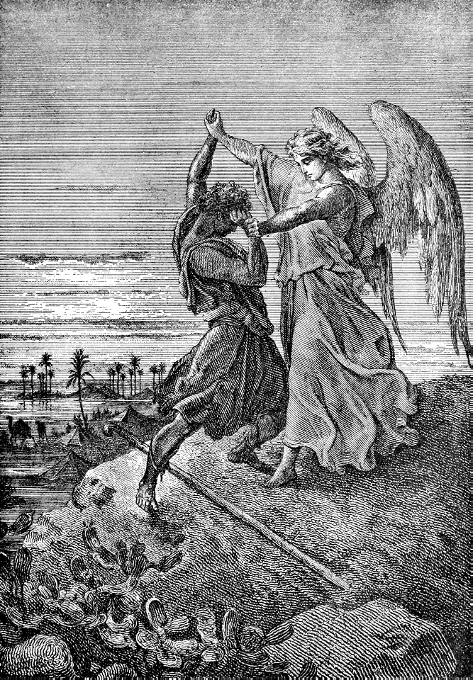 016 Genesis 32 v24 - Jacob wrestles with the Angel