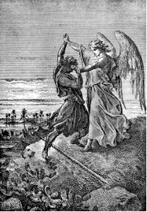 016 Genesis 32 v24 - Jacob wrestles with the Angel