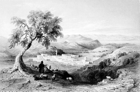 Nazareth looking towards the Plain of Esdraelon