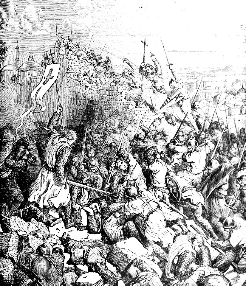 Destruction of Jerusalem (appears to be the Crusaders)