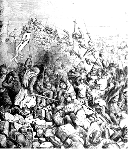 Destruction of Jerusalem (appears to be the Crusaders)