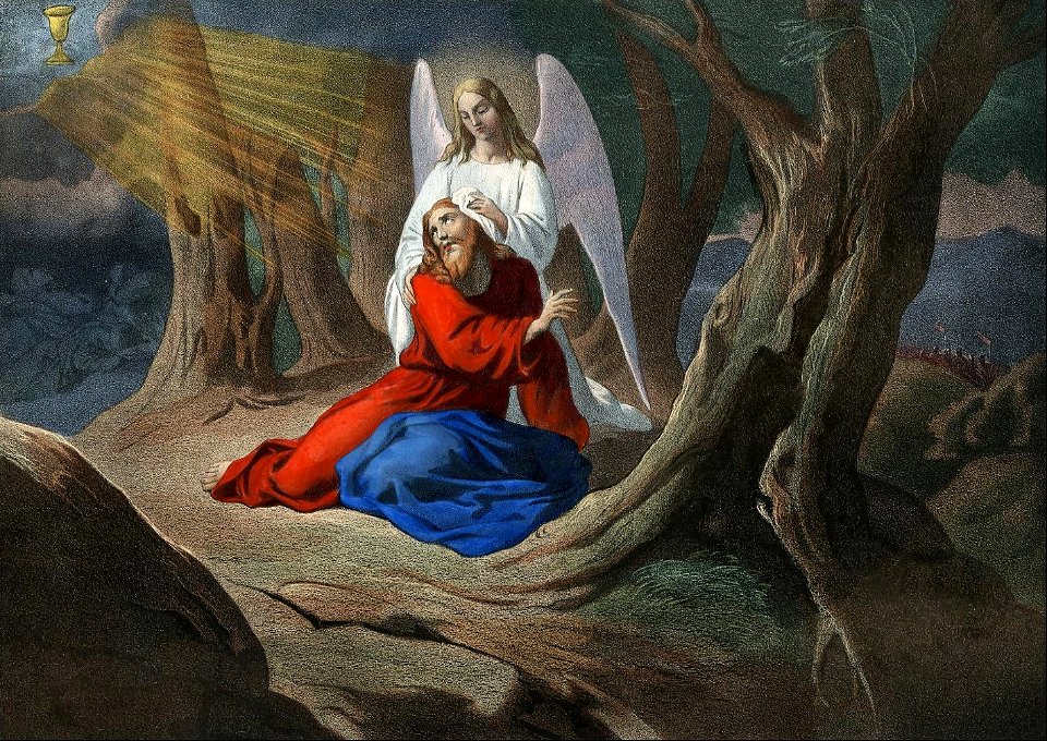 20 The Agony in Gethsemane - the Angel Gabriel strengthens Christ