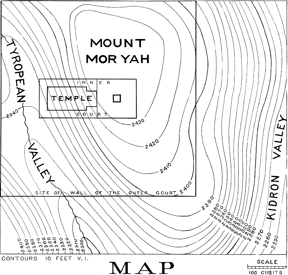 09 Contour Map showing Temple Location