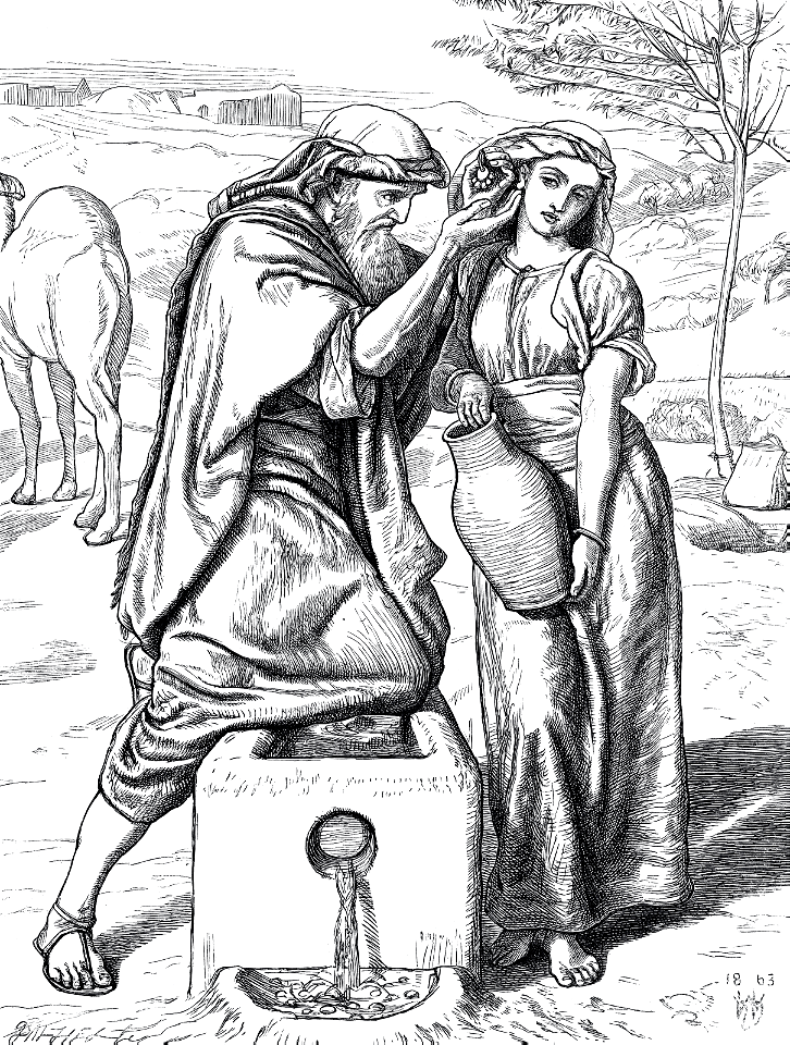 16 Eliezer and Rebekah at the Well