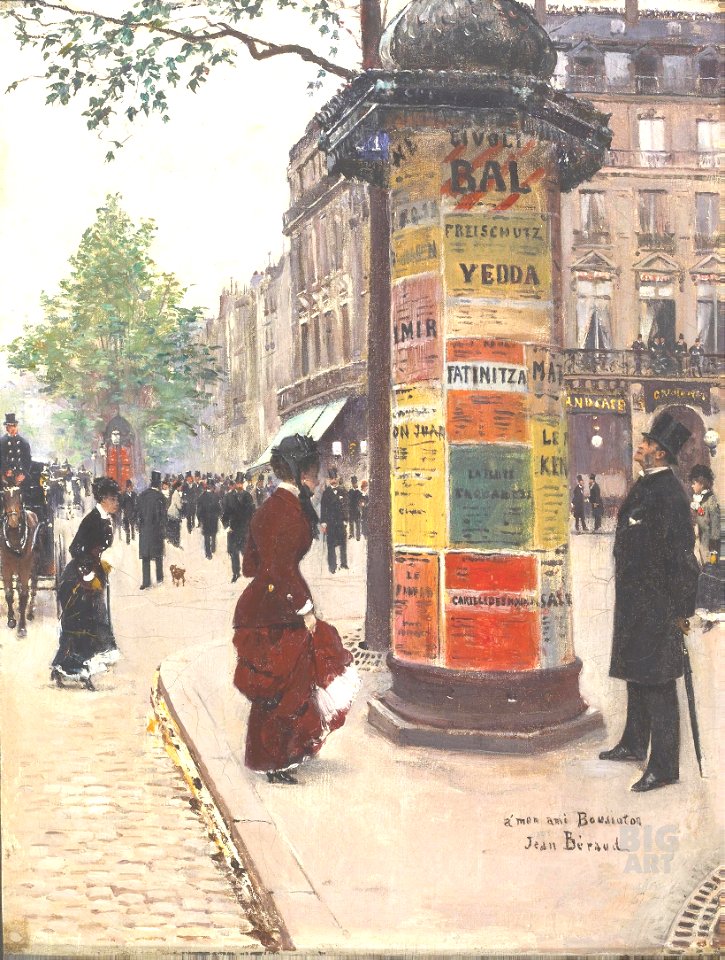 Paris kiosk - Jean Béraud