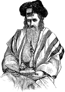 A Rabbi. Free illustration for personal and commercial use.