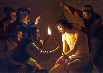 126 The Mocking of Christ (van Honthorst 1617)