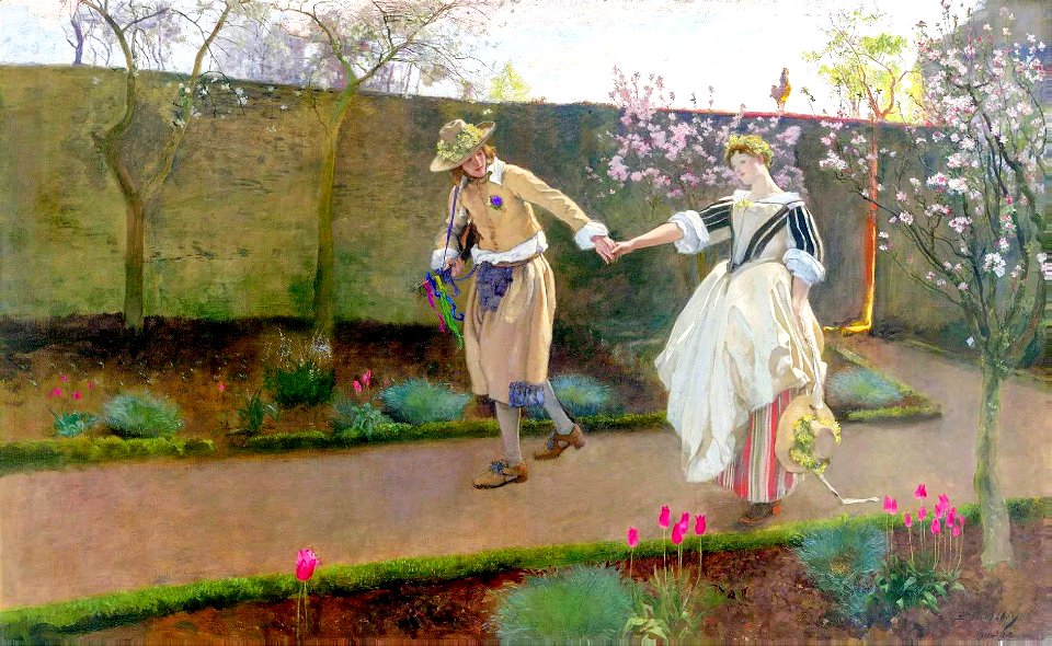 May day morning - Edwin Austin Abbey