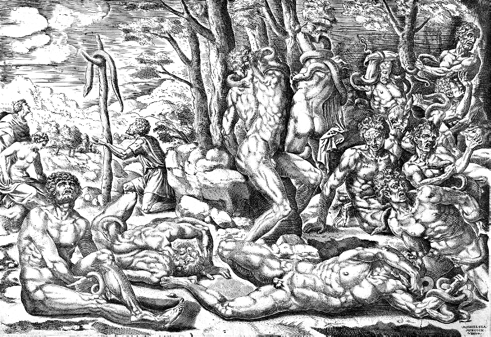 079 The Brazen Serpent (Coxie I 16th c)