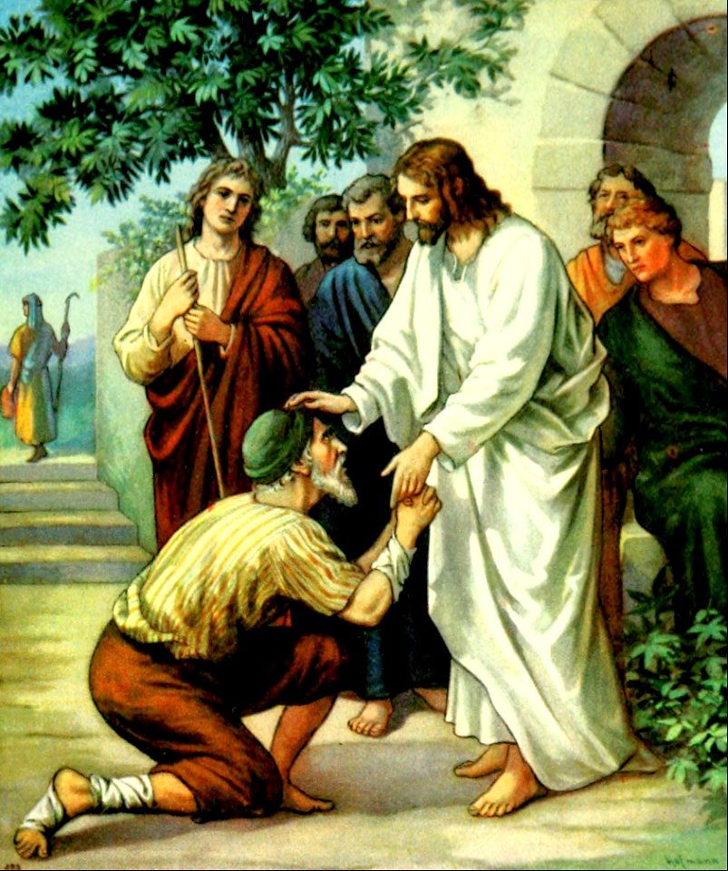 10 Jesus healing the Leper - I will, be you clean (color)
