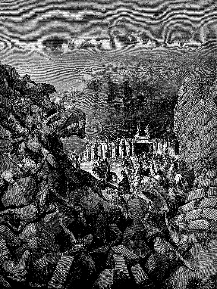 15 Joshua 06 v20 - The Walls of Jericho fall down