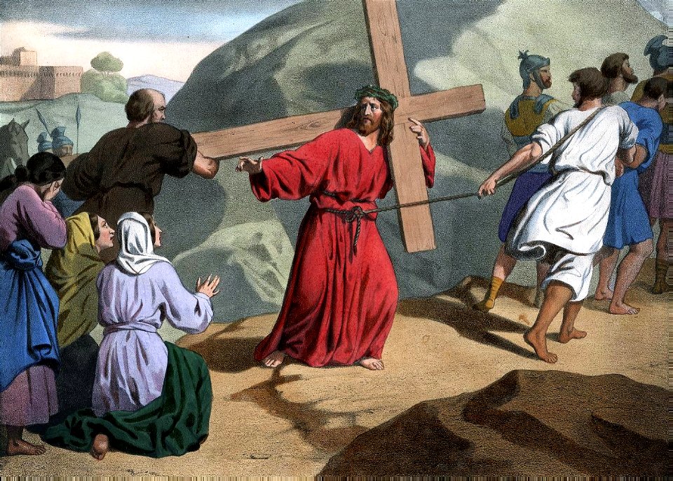 23 Simon helps Christ carry the Cross
