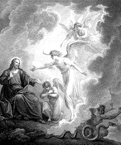 38 Matthew 04 v10-11 After the last Temptation - Angels minister