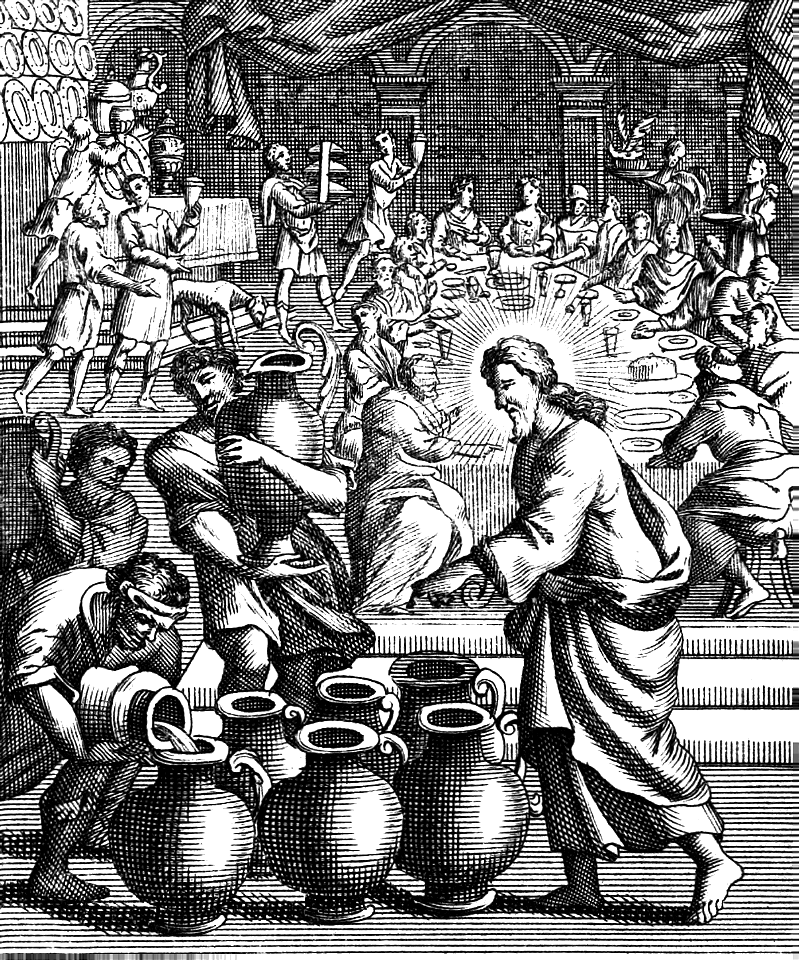 12 John 02 v07 Marriage Feast at Cana - Water into Wine