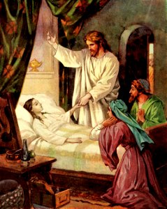 15 Mark 05 v22, 24, 36-43 Jesus raises the Daughter of Jairus